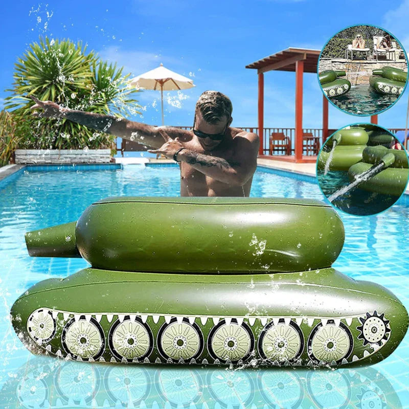Inflatable PVC Swimming Pool Floating for Kids & Adults-4